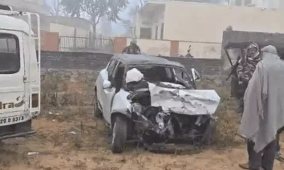 रींगस-खाटूश्यामजी रोड पर भीषण हादसा, तीन की मौत