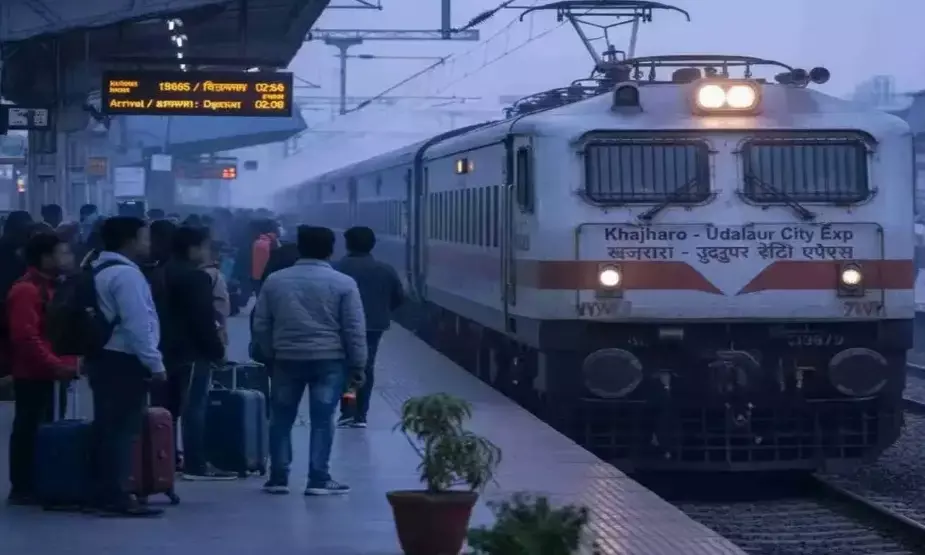 खजुराहो-उदयपुर सिटी एक्सप्रेस अब बिजयनगर स्टेशन पर रुकेगी