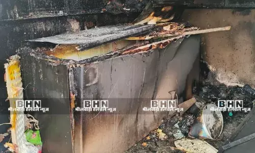 असामाजिक तत्वों की करतूत, मानसरोवर झील के पास डेयरी और चाय की दुकान में लगाई आग