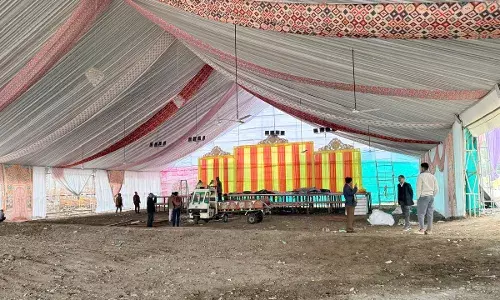 श्री कुंज’ में श्रीमद् भागवत कथा की तैयारिया अंतिम चरण में, कल होगा भूमि पूजन