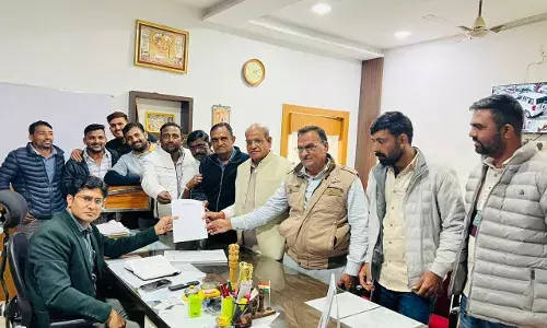 पंचायत समिति निंबाहेड़ा के वार्ड पुनर्गठन पर कांग्रेस का विरोध, नियमों की अवहेलना का आरोप पंचायत समिति निंबाहेड़ा के वार्ड पुनर्गठन पर कांग्रेस का विरोध, नियमों की अवहेलना का आरोप