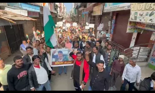 सादड़ी नगर बंद सफल, जनता ने मनीष उपाध्याय का किया समर्थन