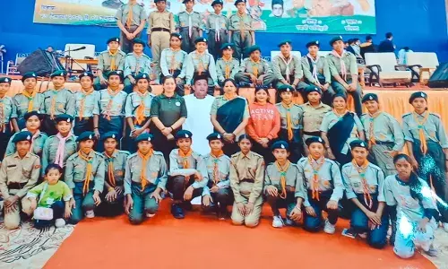 स्काउट एंड गाइड का संभाग स्तरीय दल राष्ट्र कथा शिविर में भाग लेकर लौटा