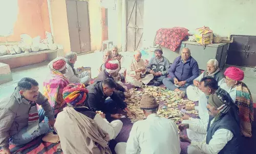 चंवरा का हनुमान जी के दान पात्र खोला, 1.55 लाख की राशि निकली