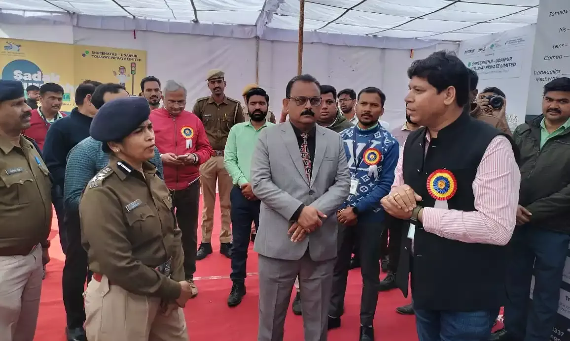 राष्ट्रीय सड़क सुरक्षा माह: प्रोजेक्ट रोशनी के तहत नेत्र परीक्षण व निःशुल्क चश्मा वितरण शिविर आयोजित