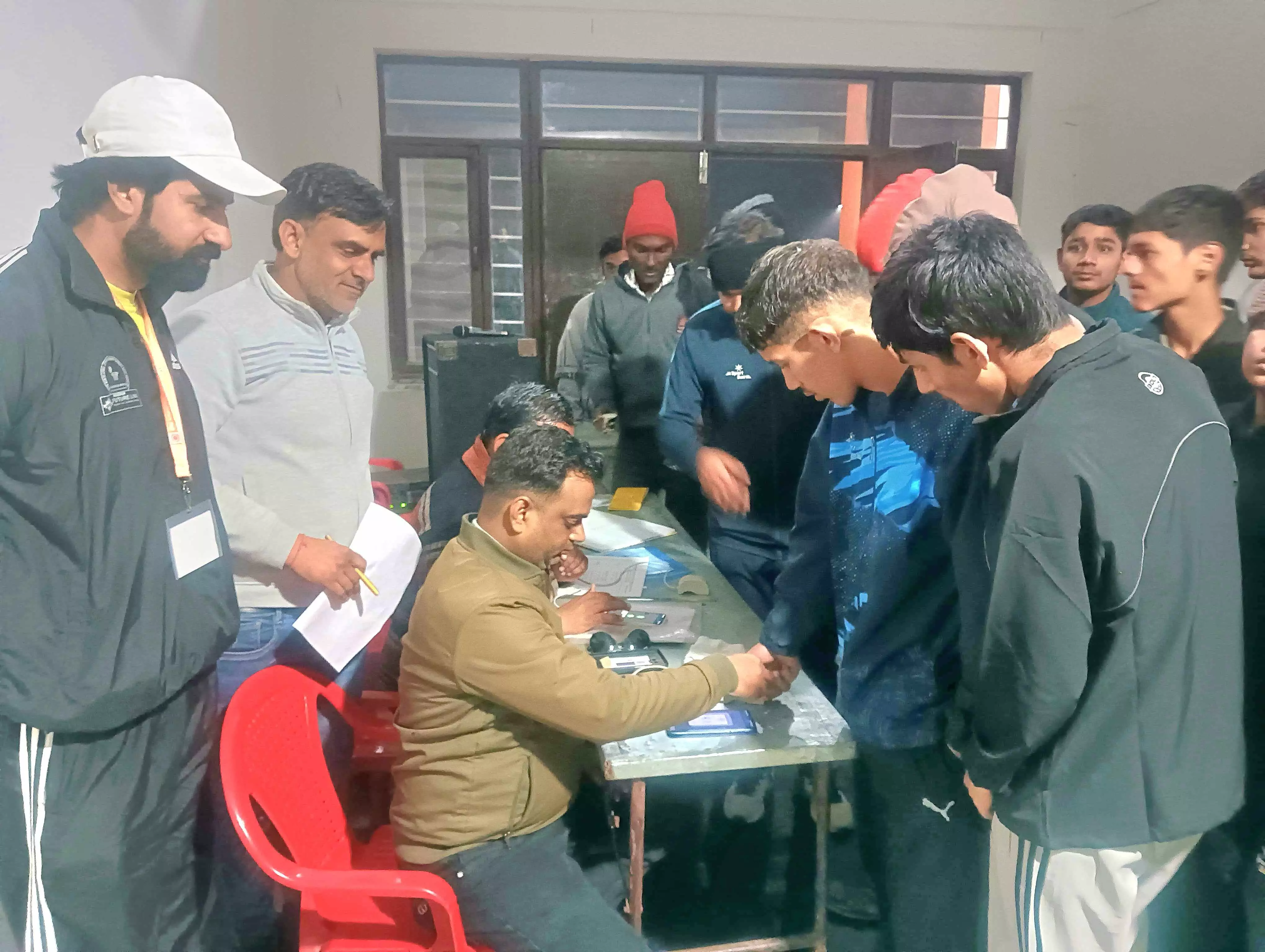 69वीं राष्ट्रीय विद्यालय स्तरीय प्रतियोगिताओं से खिलाड़ियों का बायोमेट्रिक सत्यापन 69वीं राष्ट्रीय विद्यालय स्तरीय प्रतियोगिताओं से खिलाड़ियों का बायोमेट्रिक सत्यापन