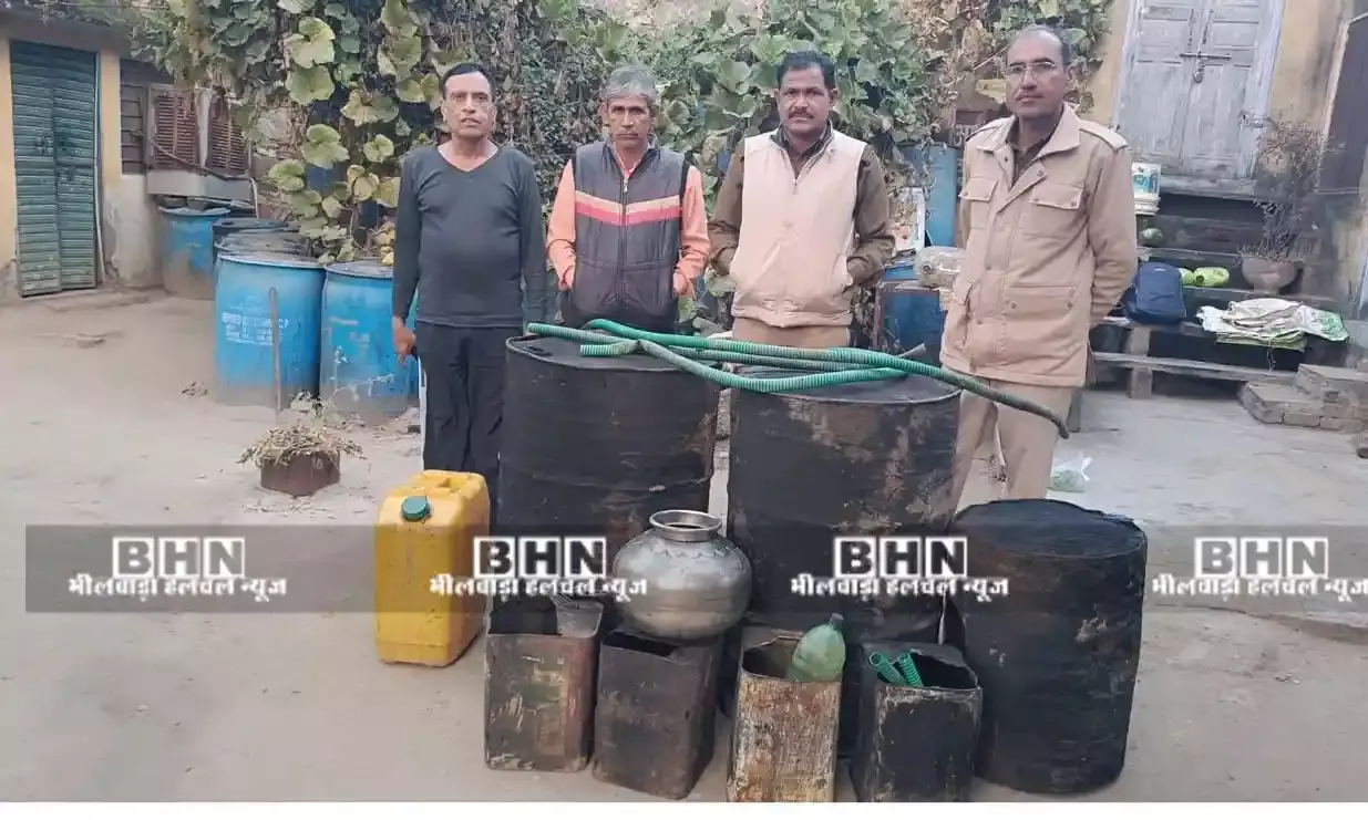 विशेष निरोधात्मक अभियान में अवैध मदिरा जब्त, वॉष नष्ट