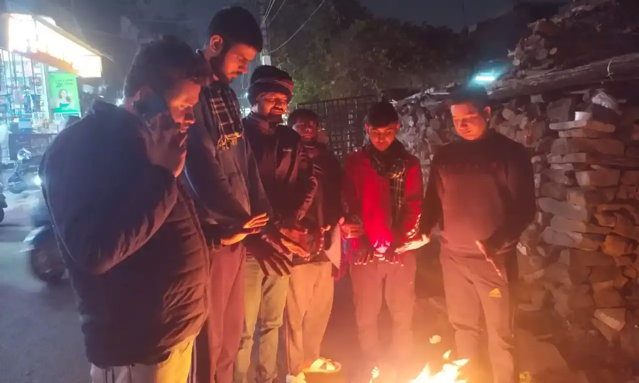 ठंडी हवाओं से बढ़ी भीलवाड़ा में गलन, बाजार सुने