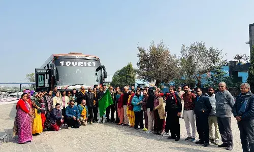 निःशुल्क स्वास्थ्य सेवा का संकल्प 46वर्षों से जारी दल चित्तौड़गढ़ से रवाना