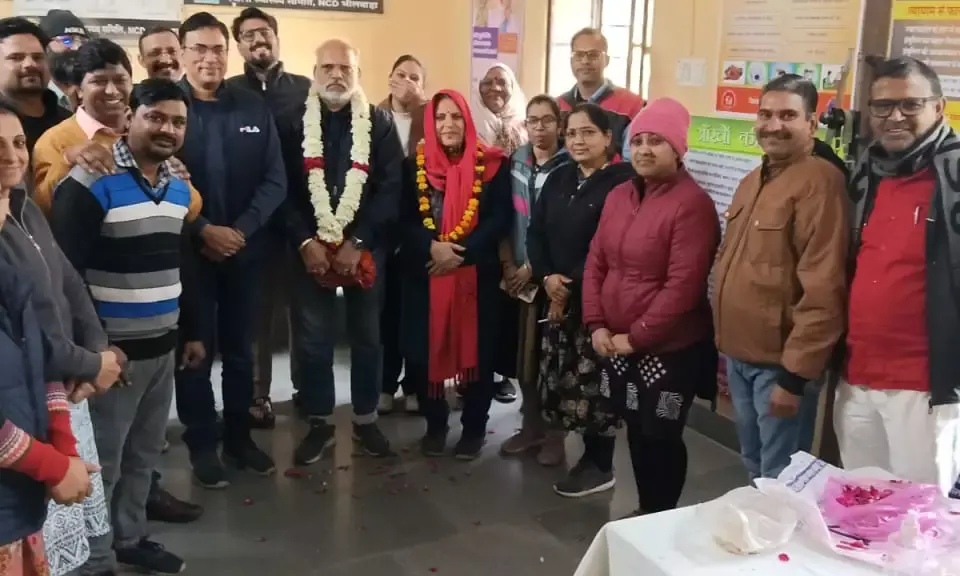 चिकित्सा अधिकारी बनने पर डॉ नलवाया का किया स्वागत