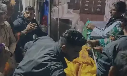 पाली में शादी की खरीदारी से लौटते समय पिकअप पलटी, चार जने घायल