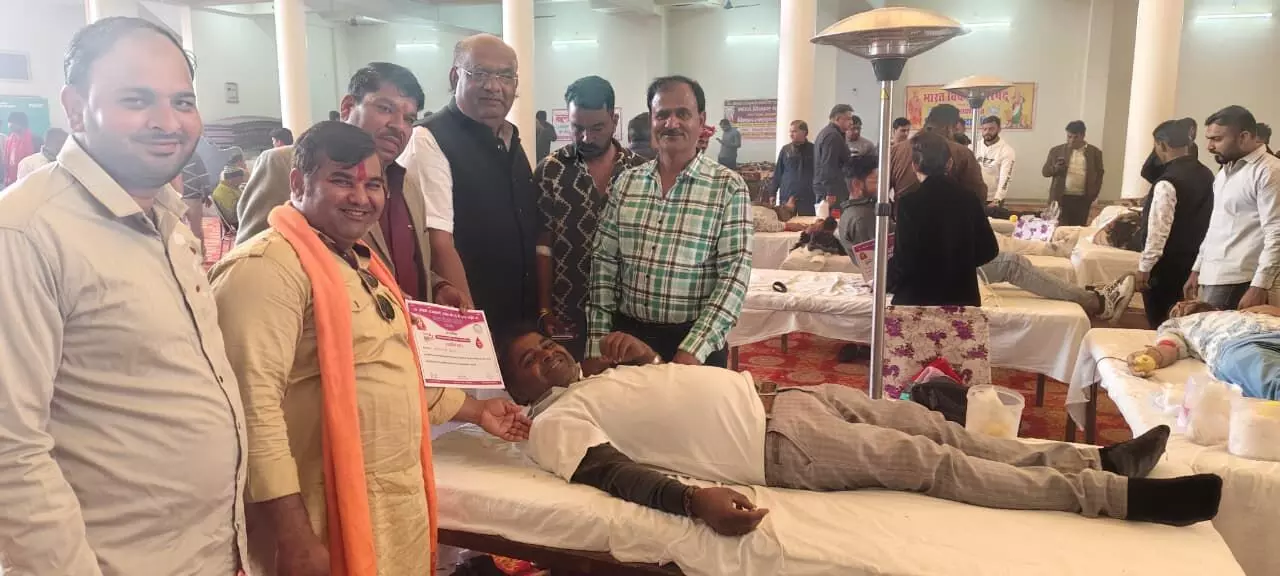 गंगापुर में 504 यूनिट किया रक्तदान गंगापुर में 504 यूनिट किया रक्तदान