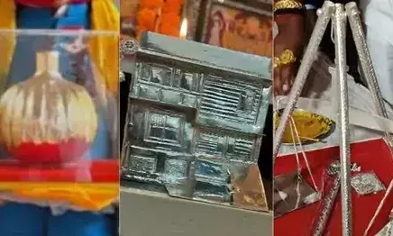 सांवलिया सेठ दरबार में चढ़ाई में अनोखी चांदी की भेंट, भक्तों की आस्था का नजारा