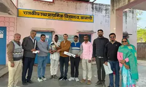 बामणी स्कूल को मिला स्मार्ट क्लासरूम, भामाशाह सुरेश नाथ ने किया योगदान