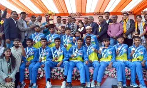 69वीं राष्ट्रीय विद्यालयी अंडर-14 हैंडबॉल प्रतियोगिता का समापन 69वीं राष्ट्रीय विद्यालयी अंडर-14 हैंडबॉल प्रतियोगिता का समापन