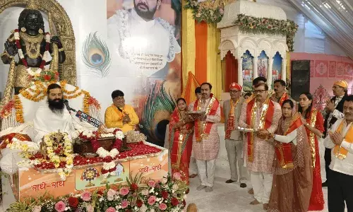 गुरु सेवा से पात्रता विकसित करें शिष्य, कष्ट को भी मानें ईश्वरीय कृपा: महंत शास्त्री