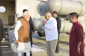 गुजरात के सोमनाथ में पीएम मोदी का स्वागत, स्वाभिमान पर्व में शामिल होंगे गुजरात के सोमनाथ में पीएम मोदी का स्वागत, स्वाभिमान पर्व में शामिल होंगे