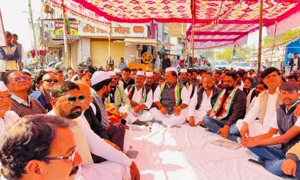 मनरेगा बचाओ संग्राम : भीलवाड़ा से उठा जनआंदोलन का स्वर, उपवास के साथ हुआ ऐतिहासिक आगाज़*