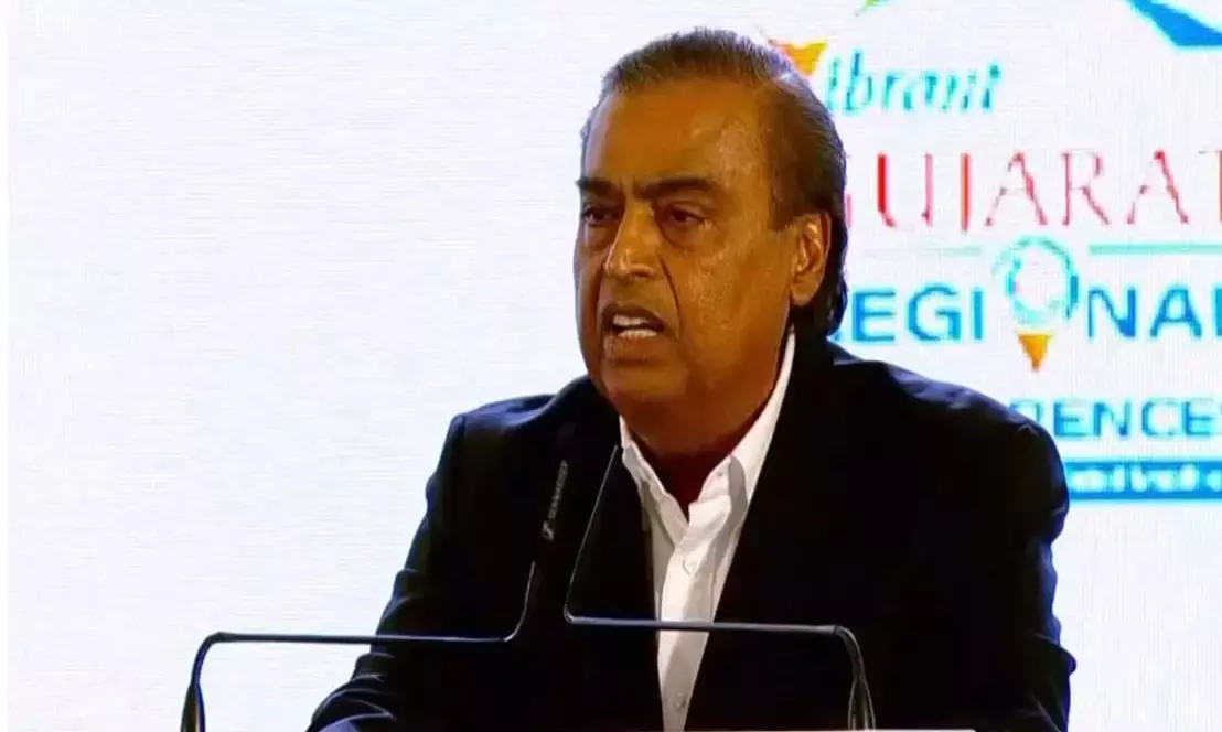 गुजरात में रिलायंस का निवेश अगले पाँच साल में ₹3.5 लाख करोड़ से बढ़कर ₹7 लाख करोड़ होगा - मुकेश अंबानी