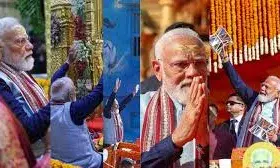 पीएम मोदी ने शौर्य यात्रा में 108 घोड़ों संग बजाया डमरू, देखें झलकियां