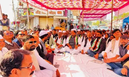 मनरेगा बचाओ संग्राम : भीलवाड़ा से उठा जनआंदोलन का स्वर, उपवास के साथ हुआ ऐतिहासिक आगाज़*