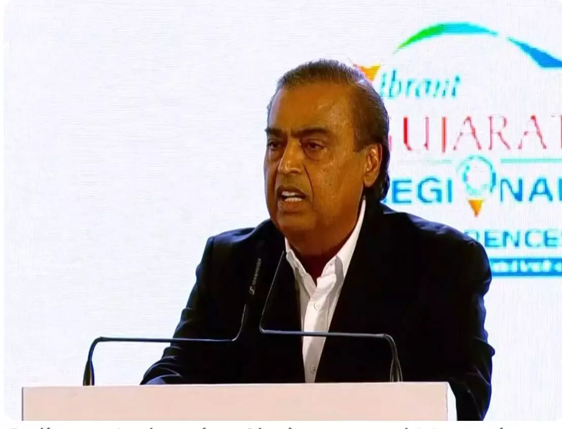 गुजरात में रिलायंस का निवेश अगले पाँच साल में ₹3.5 लाख करोड़ से बढ़कर ₹7 लाख करोड़ होगा - मुकेश अंबानी गुजरात में रिलायंस का निवेश अगले पाँच साल में ₹3.5 लाख करोड़ से बढ़कर ₹7 लाख करोड़ होगा - मुकेश अंबानी