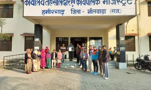 हमीरगढ़ नगर पालिका के सफाईकर्मियों ने मांगी एक शिफ्ट में कार्य की अनुमति हमीरगढ़ नगर पालिका के सफाईकर्मियों ने मांगी एक शिफ्ट में कार्य की अनुमति