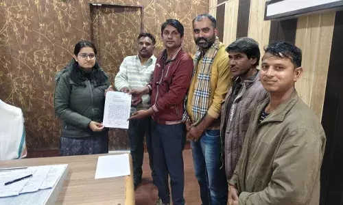 पत्रकार पर हमला करने वाले दोषीयो पर कार्रवाई की मांग, सौपा ज्ञापन