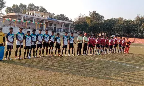 उदयपुर में 69वीं राष्ट्रीय विद्यालय हॉकी प्रतियोगिता के रोमांचक मुकाबले