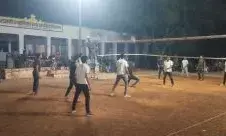 रात्रिकालीन वॉलीबाल प्रतियोगिता का फाइनल रोमांचक, जोगणिया क्लब छोटा थडोदा बना विजेता
