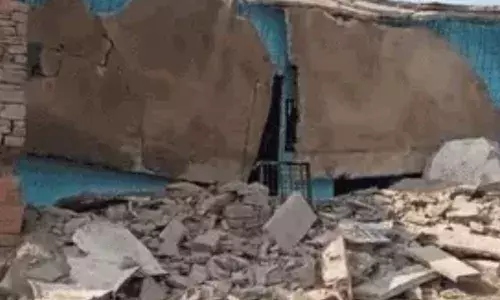 बूंदी में स्कूल की 50 फीट लंबी छत ढही, बाल-बाल बचे मासूम; 15 मिनट पहले ही वहां से हटे थे बच्चे