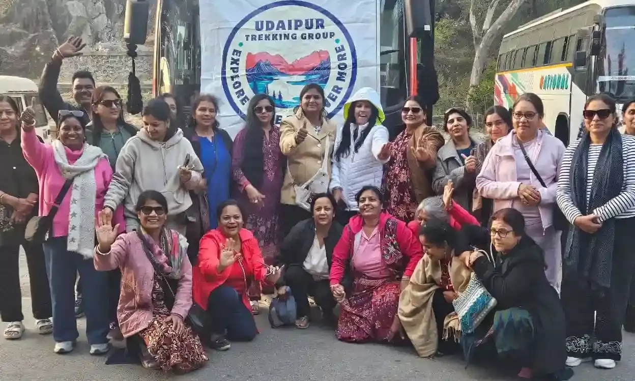 उदयपुर ट्रैकिंग ग्रुप की महिलाओं का पहला ट्रैक माउंट आबू में सफलतापूर्वक संपन्न