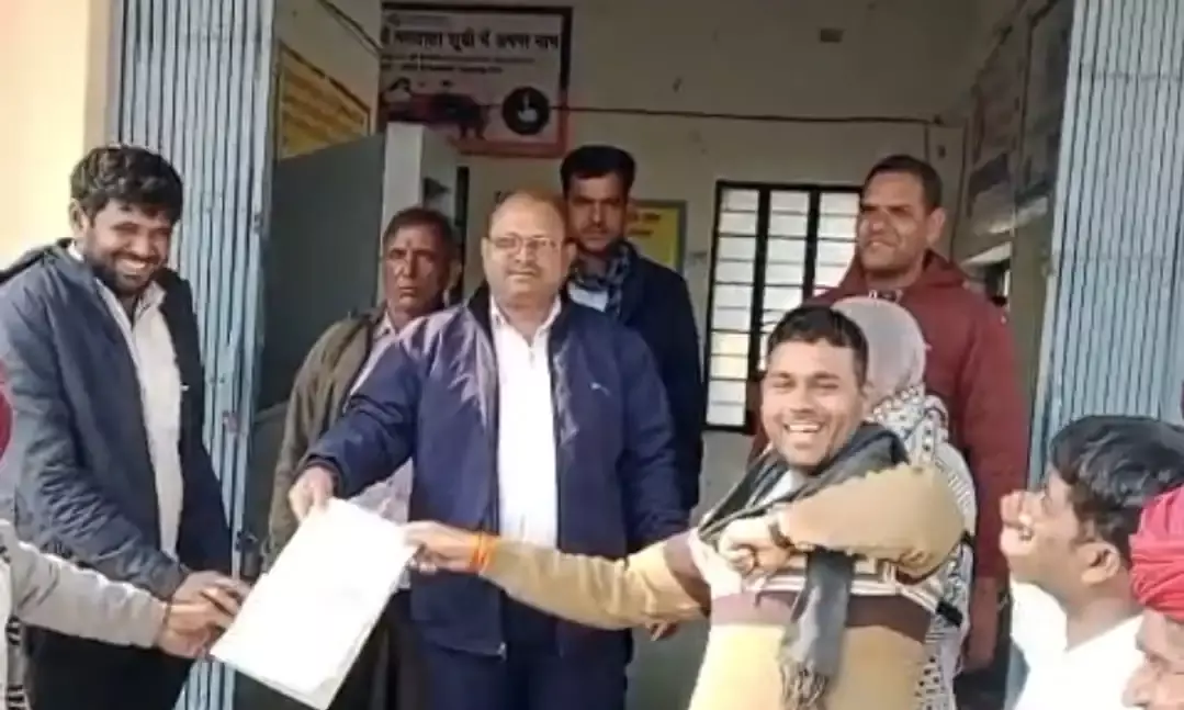 अहीरों का खेड़ा के ग्रामीणों ने अवैध अतिक्रमण हटाने की मांग को लेकर सौंपा ज्ञापन