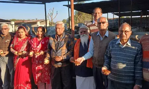 श्री कृष्ण गौशाला रायपुर में धूमधाम से मनाया मकर संक्रांति महोत्सव