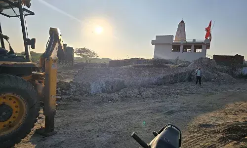 ब्यावर में अतिक्रमण हटाने की प्रशासनिक कार्रवाई: अवैध निर्माण ध्वस्त