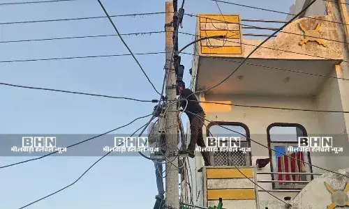 जनहित की जीत वार्ड नंबर 19 में झुके हुए बिजली के खंभे की समस्या का हुआ समाधान