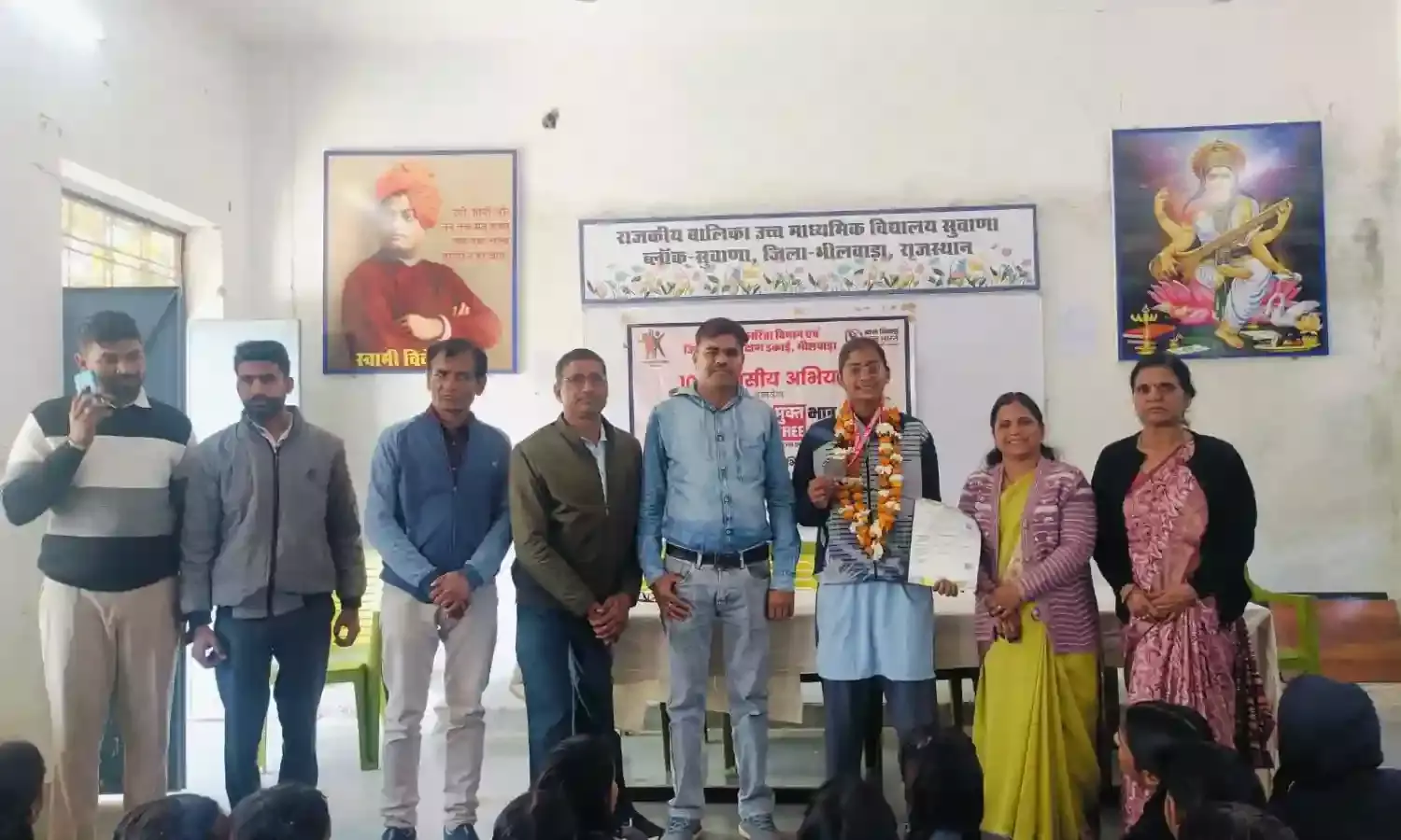 250 बालिकाओं ने बाल विवाह मुक्त अभियान के तहत ली शपथ