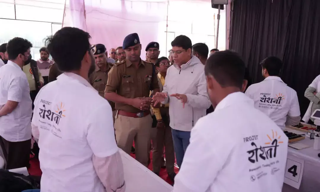 ट्रक व कमर्शियल ड्राइवरों के लिए निःशुल्क स्वास्थ्य एवं नेत्र जांच शिविर