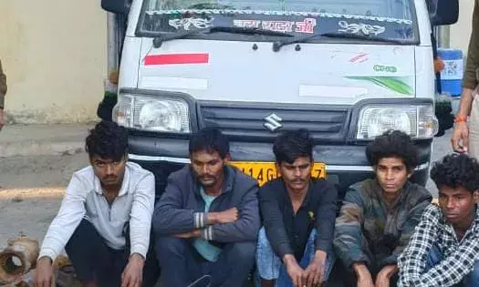 छह आरोपी गिरफ्त में, चोरी की मोटरें और वाहन बरामद