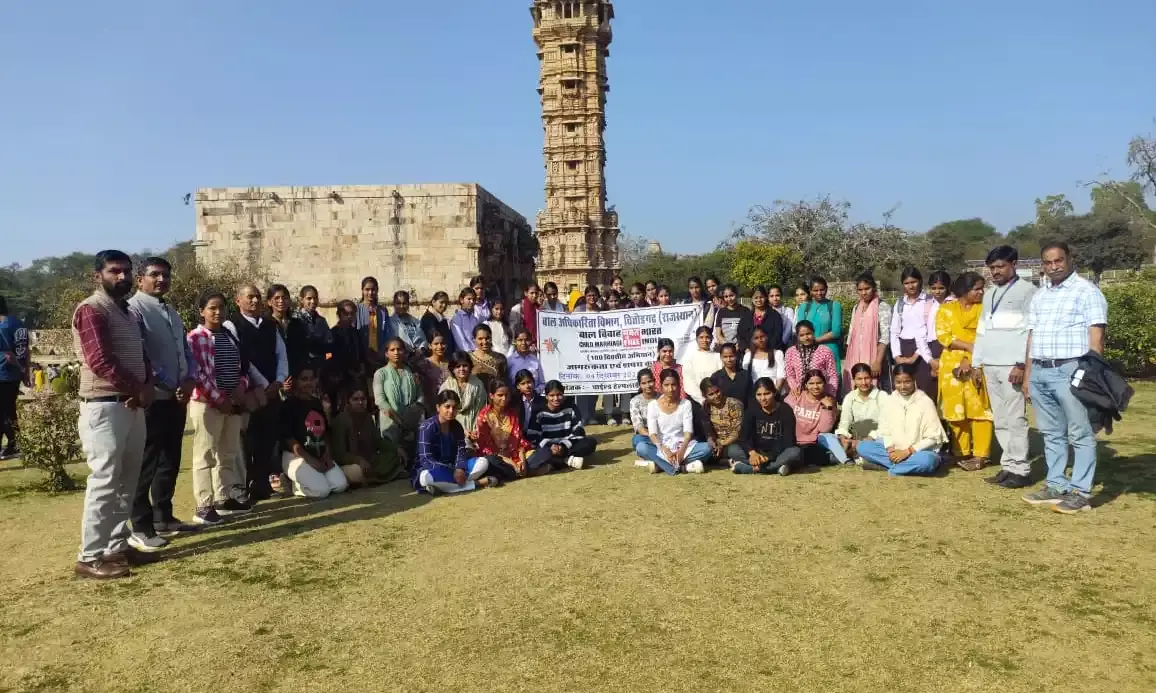 बाल विवाह मुक्त भारत अभियान के तहत एनएसएस शिविर में जागरूकता कार्यक्रम आयोजित