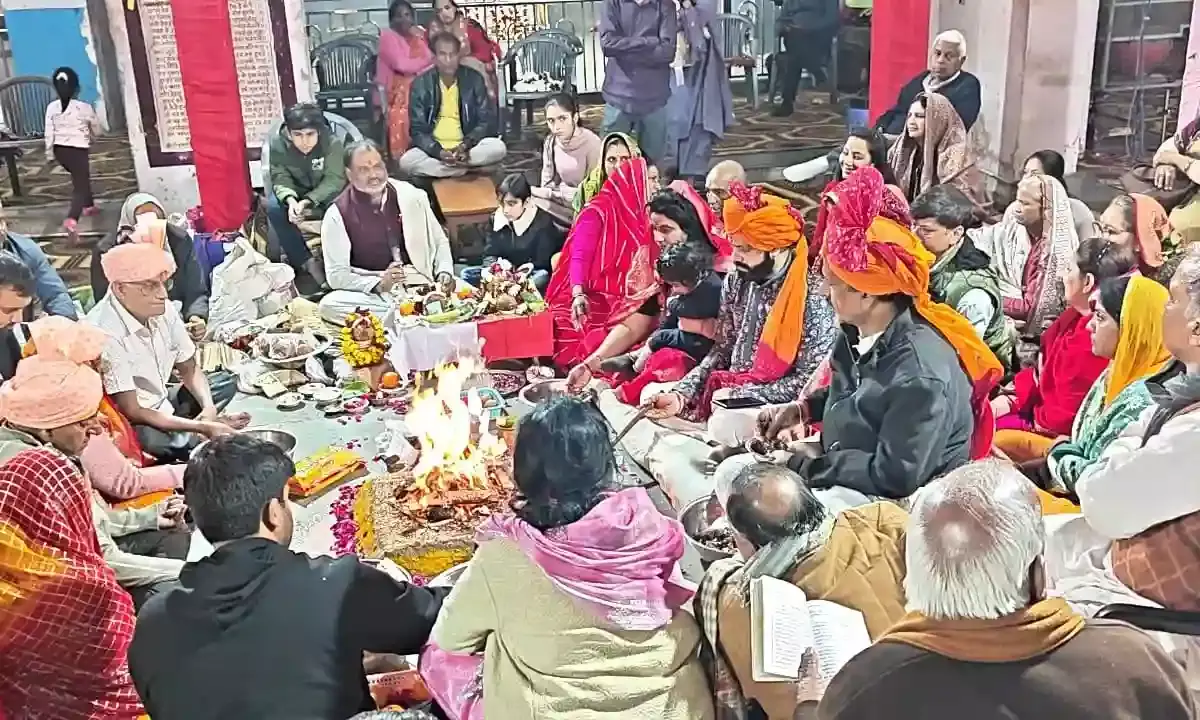 भीलवाड़ा में अनोखा सवा लाख हनुमान चालीसा महायज्ञ 14 दिन में सानंद संपन्न