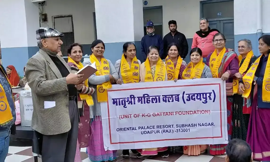 उदयपुर में मातु क्लब ने मानव सेवा संस्थान में किया सेवा कार्य, 200 से अधिक लोगों को भोजन कराया