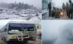 सर्दी और कोहरे का  कहर 15 जिलों में 40 से अधिक वाहन आपस में टकराये ७ की मोत