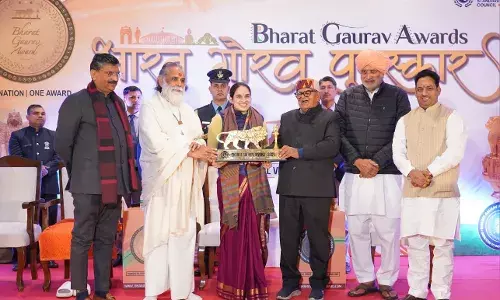 देवरिया ग्राम पंचायत प्रशासक किस्मत गुर्जर भारत गौरव पुरस्कार से सम्मानित