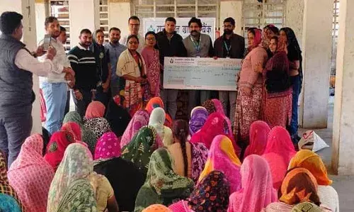 पुठोंली में राजस्थान ग्रामीण बैंक का महा ऋण वितरण दिवस आयोजित