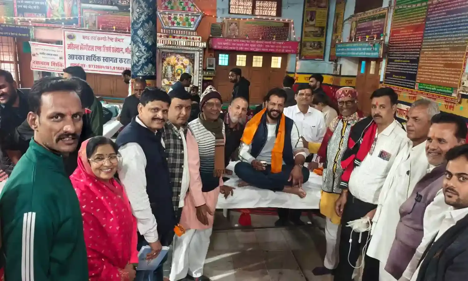 दाधीच समाज ने किया117 यूनिट रक्तदान