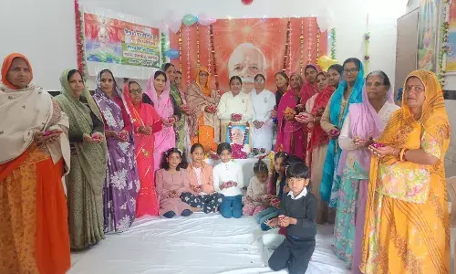 आसींद में ब्रह्मा बाबा के 57वें पुण्य स्मृति दिवस का आयोजन, जीवनचरित्र पर हुआ प्रकाश