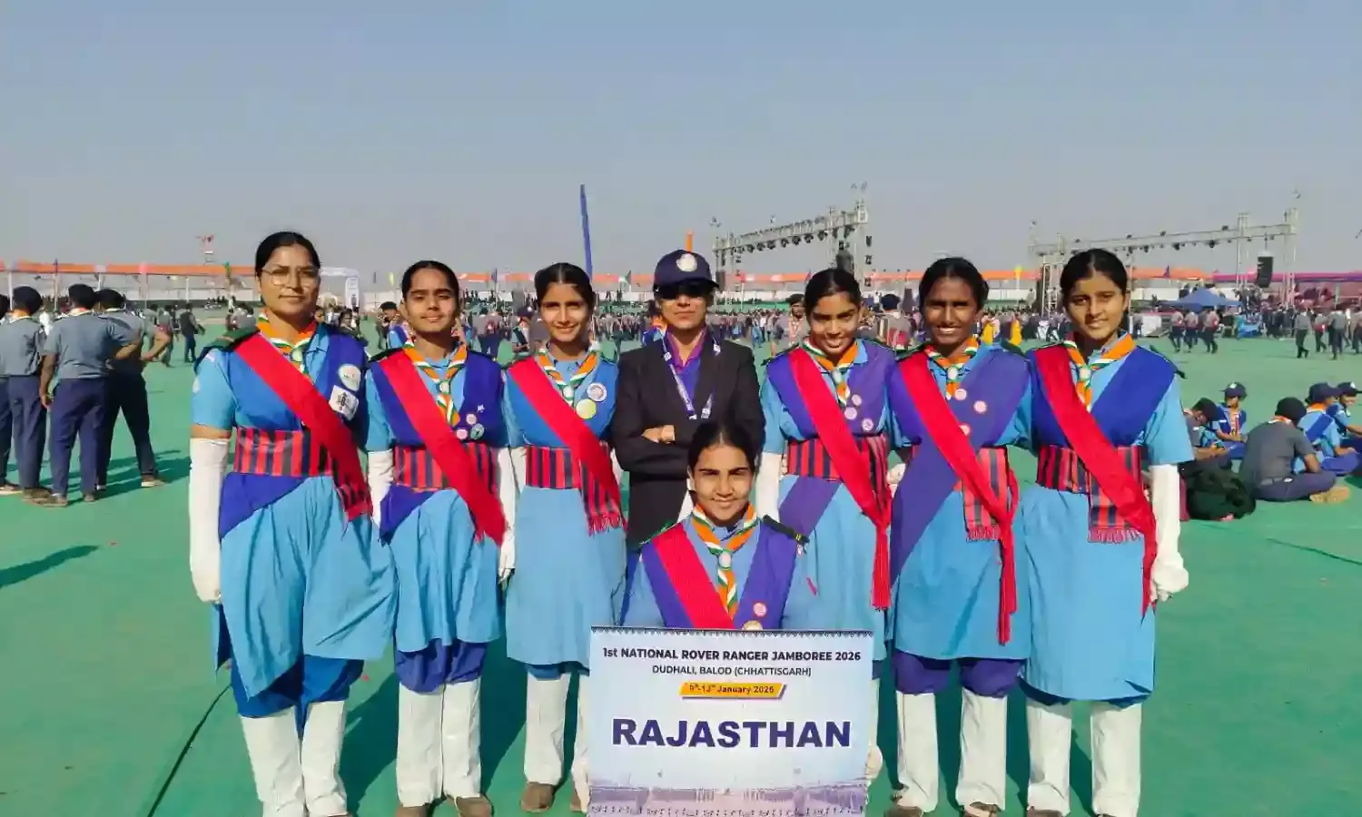 राष्ट्रीय रोवर-रेंजर जंबूरी में राजस्थान का ऐतिहासिक प्रदर्शन, नेशनल कमिश्नर शील्ड व फ्लैग प्राप्त किया