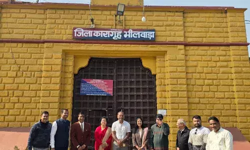 उपभोक्ता अधिकार समिति की केंद्रीय टीम ने किया भीलवाड़ा जिला जेल का औचक निरीक्षण