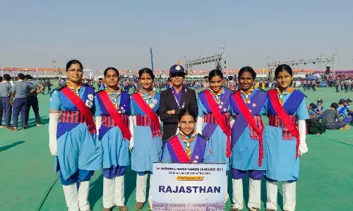 राष्ट्रीय रोवर-रेंजर जंबूरी में राजस्थान का ऐतिहासिक प्रदर्शन, नेशनल कमिश्नर शील्ड व फ्लैग प्राप्त किया राष्ट्रीय रोवर-रेंजर जंबूरी में राजस्थान का ऐतिहासिक प्रदर्शन, नेशनल कमिश्नर शील्ड व फ्लैग प्राप्त किया